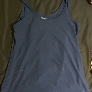 Large blue tank top